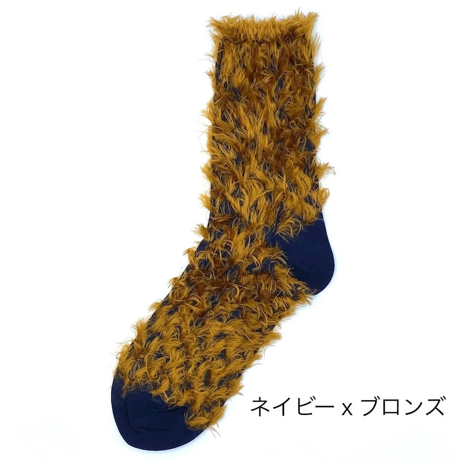 フェイクファーリバーシブルソックス - 画像 (7)