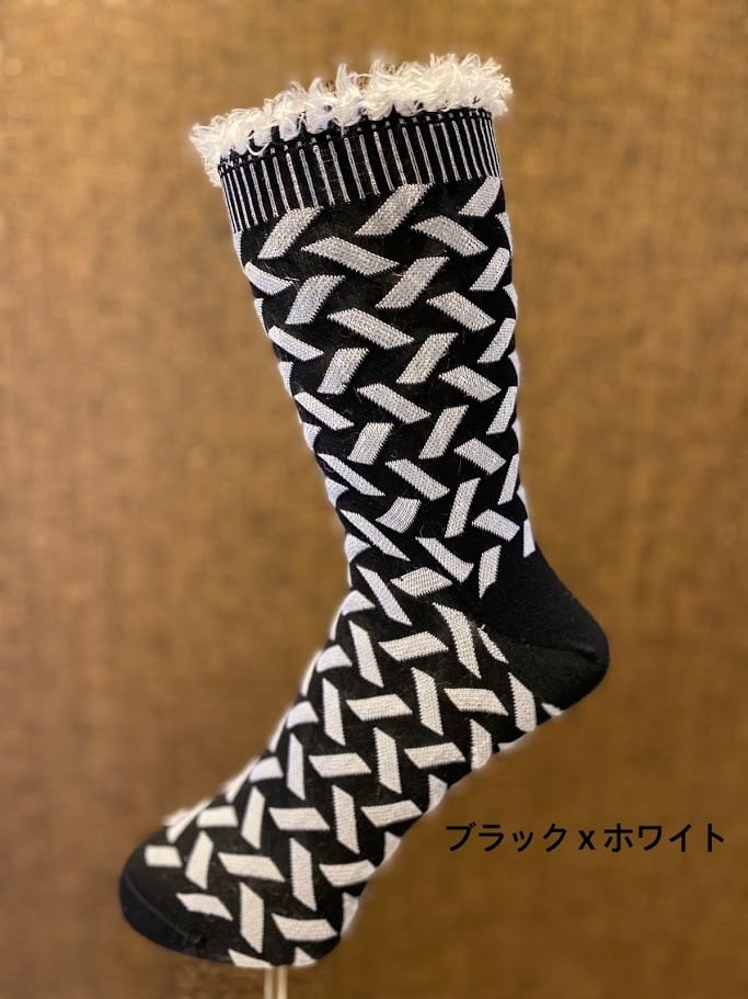 フェイクファーリバーシブルソックス - 画像 (12)